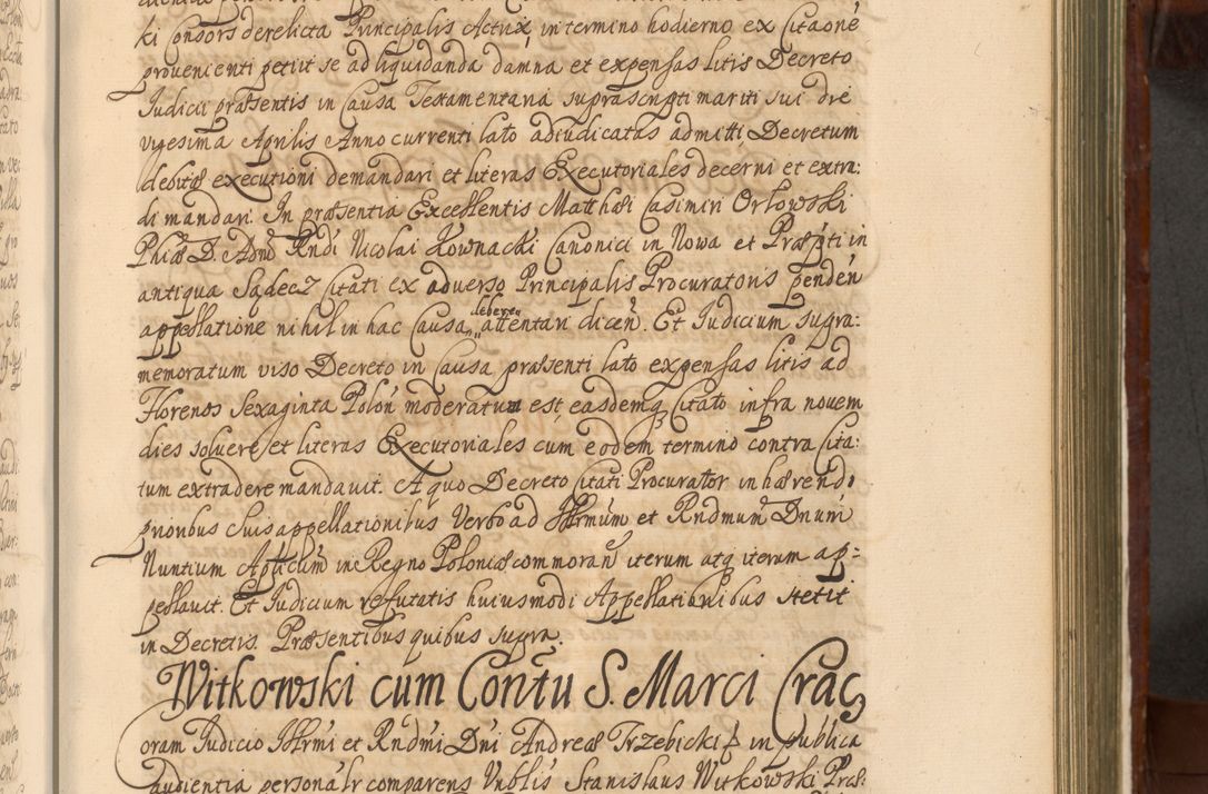 Zdjęcie nr 716 dla obiektu archiwalnego: Acta actorum episcopalium R. D. Andreae Trzebicki, episcopi Cracoviensis et ducis Severiae a die 26 Augusti anni 1661 ad annum 1666 inclusive. Volumen III.