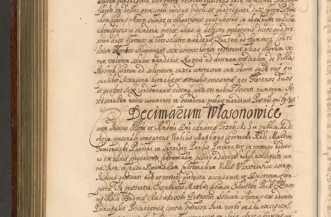 Zdjęcie nr 715 dla obiektu archiwalnego: Acta actorum episcopalium R. D. Andreae Trzebicki, episcopi Cracoviensis et ducis Severiae a die 26 Augusti anni 1661 ad annum 1666 inclusive. Volumen III.