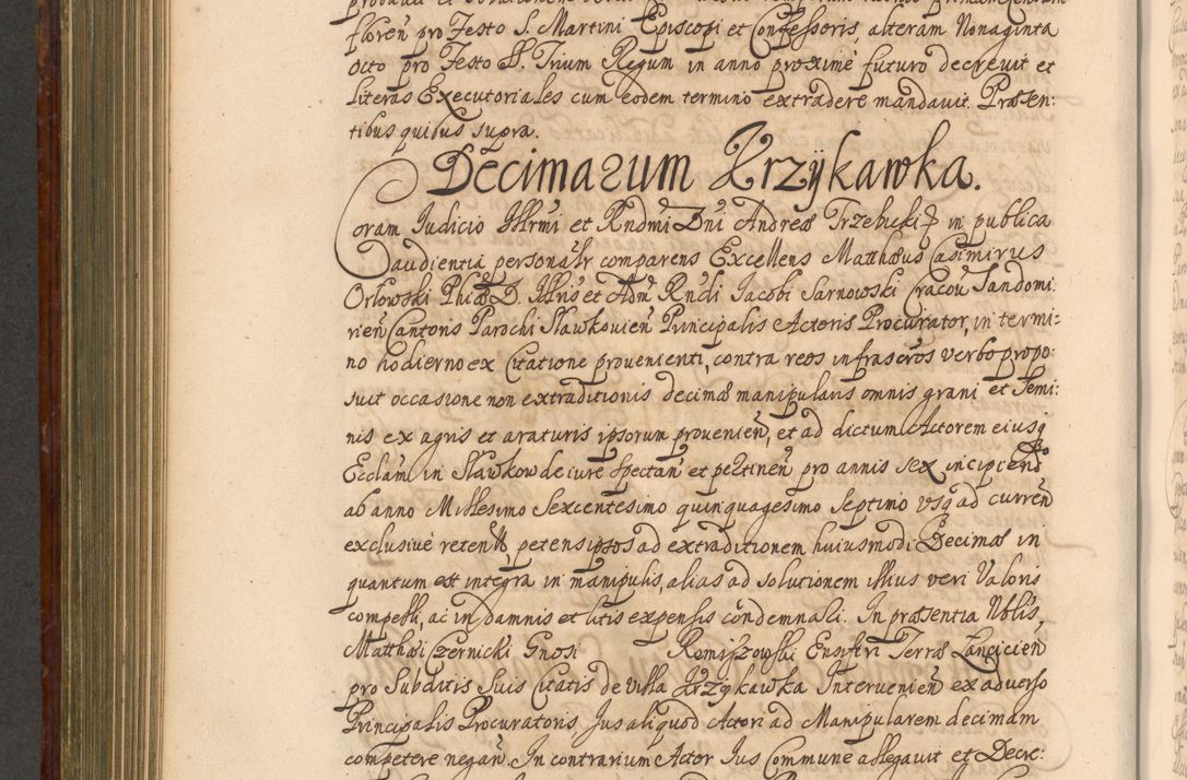 Zdjęcie nr 717 dla obiektu archiwalnego: Acta actorum episcopalium R. D. Andreae Trzebicki, episcopi Cracoviensis et ducis Severiae a die 26 Augusti anni 1661 ad annum 1666 inclusive. Volumen III.