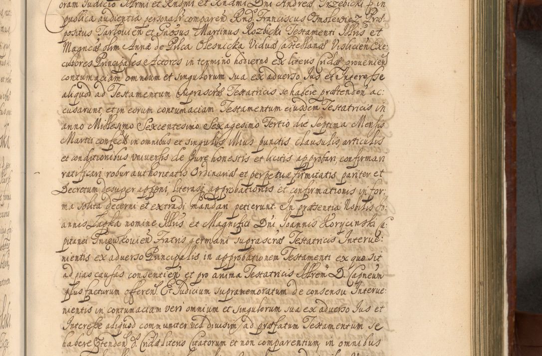 Zdjęcie nr 712 dla obiektu archiwalnego: Acta actorum episcopalium R. D. Andreae Trzebicki, episcopi Cracoviensis et ducis Severiae a die 26 Augusti anni 1661 ad annum 1666 inclusive. Volumen III.