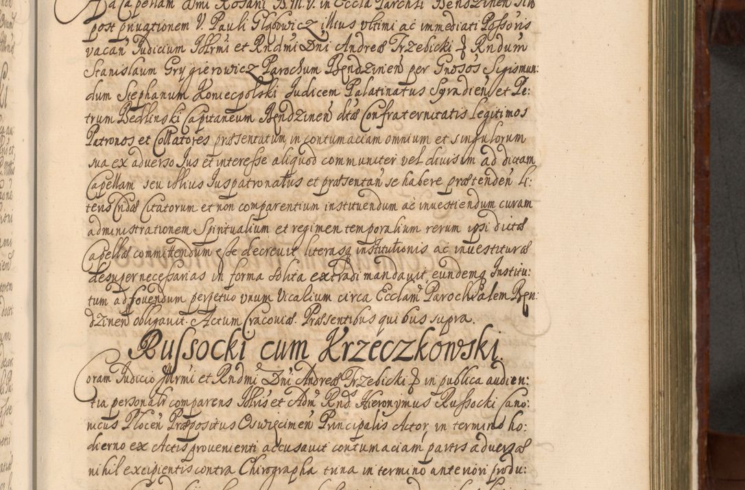 Zdjęcie nr 714 dla obiektu archiwalnego: Acta actorum episcopalium R. D. Andreae Trzebicki, episcopi Cracoviensis et ducis Severiae a die 26 Augusti anni 1661 ad annum 1666 inclusive. Volumen III.