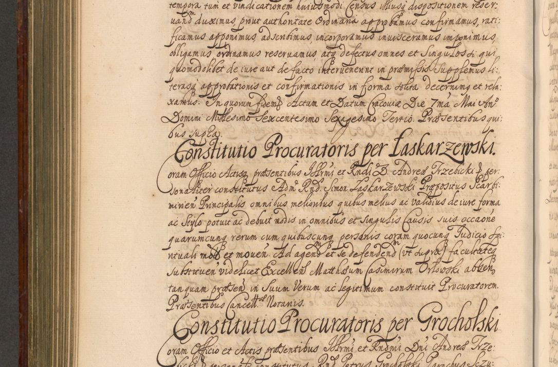 Zdjęcie nr 711 dla obiektu archiwalnego: Acta actorum episcopalium R. D. Andreae Trzebicki, episcopi Cracoviensis et ducis Severiae a die 26 Augusti anni 1661 ad annum 1666 inclusive. Volumen III.