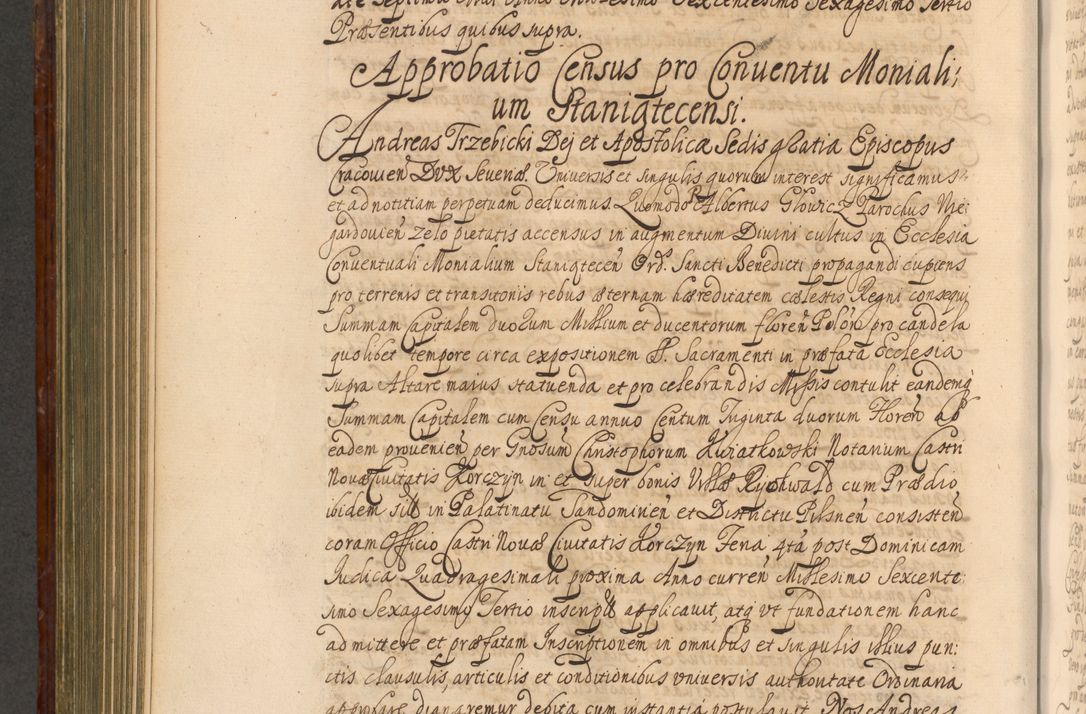Zdjęcie nr 709 dla obiektu archiwalnego: Acta actorum episcopalium R. D. Andreae Trzebicki, episcopi Cracoviensis et ducis Severiae a die 26 Augusti anni 1661 ad annum 1666 inclusive. Volumen III.