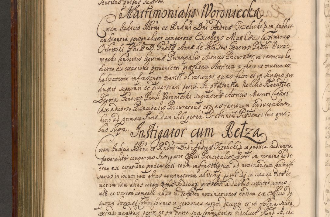 Zdjęcie nr 703 dla obiektu archiwalnego: Acta actorum episcopalium R. D. Andreae Trzebicki, episcopi Cracoviensis et ducis Severiae a die 26 Augusti anni 1661 ad annum 1666 inclusive. Volumen III.