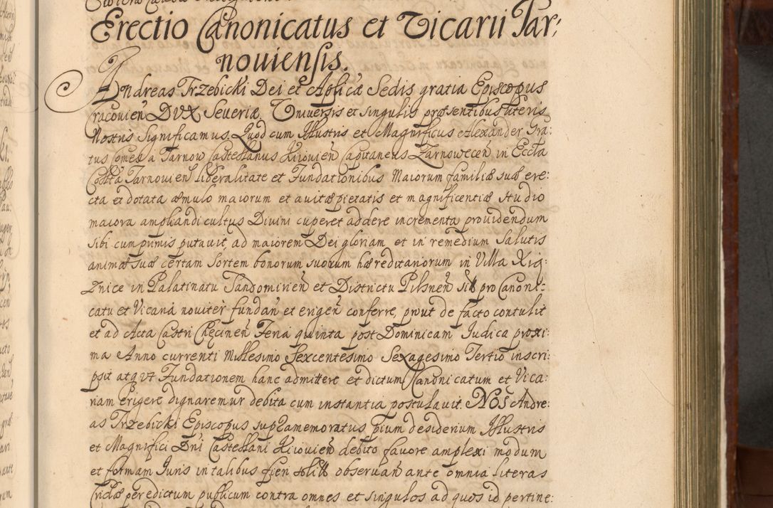 Zdjęcie nr 706 dla obiektu archiwalnego: Acta actorum episcopalium R. D. Andreae Trzebicki, episcopi Cracoviensis et ducis Severiae a die 26 Augusti anni 1661 ad annum 1666 inclusive. Volumen III.
