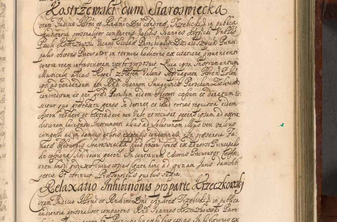 Zdjęcie nr 702 dla obiektu archiwalnego: Acta actorum episcopalium R. D. Andreae Trzebicki, episcopi Cracoviensis et ducis Severiae a die 26 Augusti anni 1661 ad annum 1666 inclusive. Volumen III.