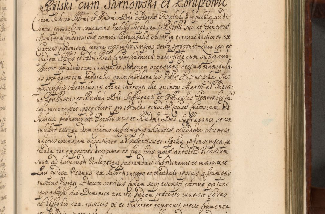 Zdjęcie nr 700 dla obiektu archiwalnego: Acta actorum episcopalium R. D. Andreae Trzebicki, episcopi Cracoviensis et ducis Severiae a die 26 Augusti anni 1661 ad annum 1666 inclusive. Volumen III.