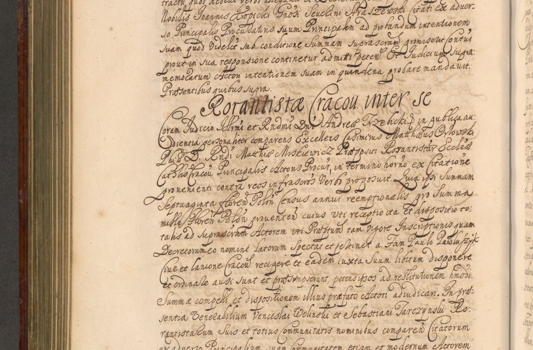 Zdjęcie nr 697 dla obiektu archiwalnego: Acta actorum episcopalium R. D. Andreae Trzebicki, episcopi Cracoviensis et ducis Severiae a die 26 Augusti anni 1661 ad annum 1666 inclusive. Volumen III.