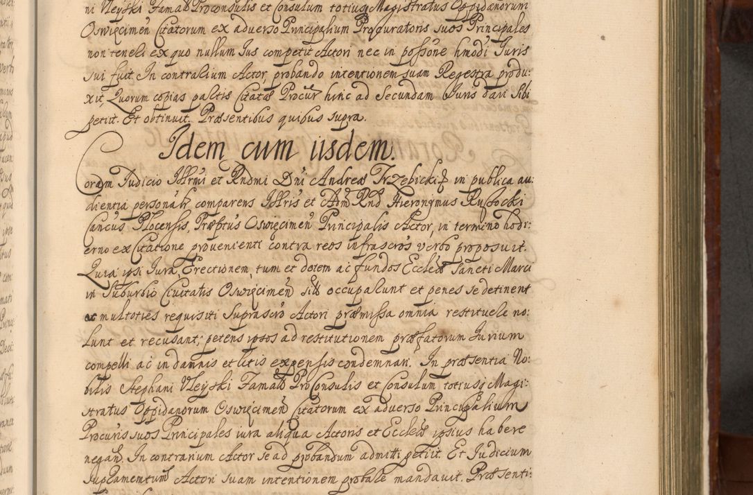 Zdjęcie nr 696 dla obiektu archiwalnego: Acta actorum episcopalium R. D. Andreae Trzebicki, episcopi Cracoviensis et ducis Severiae a die 26 Augusti anni 1661 ad annum 1666 inclusive. Volumen III.