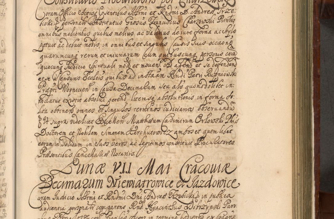 Zdjęcie nr 690 dla obiektu archiwalnego: Acta actorum episcopalium R. D. Andreae Trzebicki, episcopi Cracoviensis et ducis Severiae a die 26 Augusti anni 1661 ad annum 1666 inclusive. Volumen III.