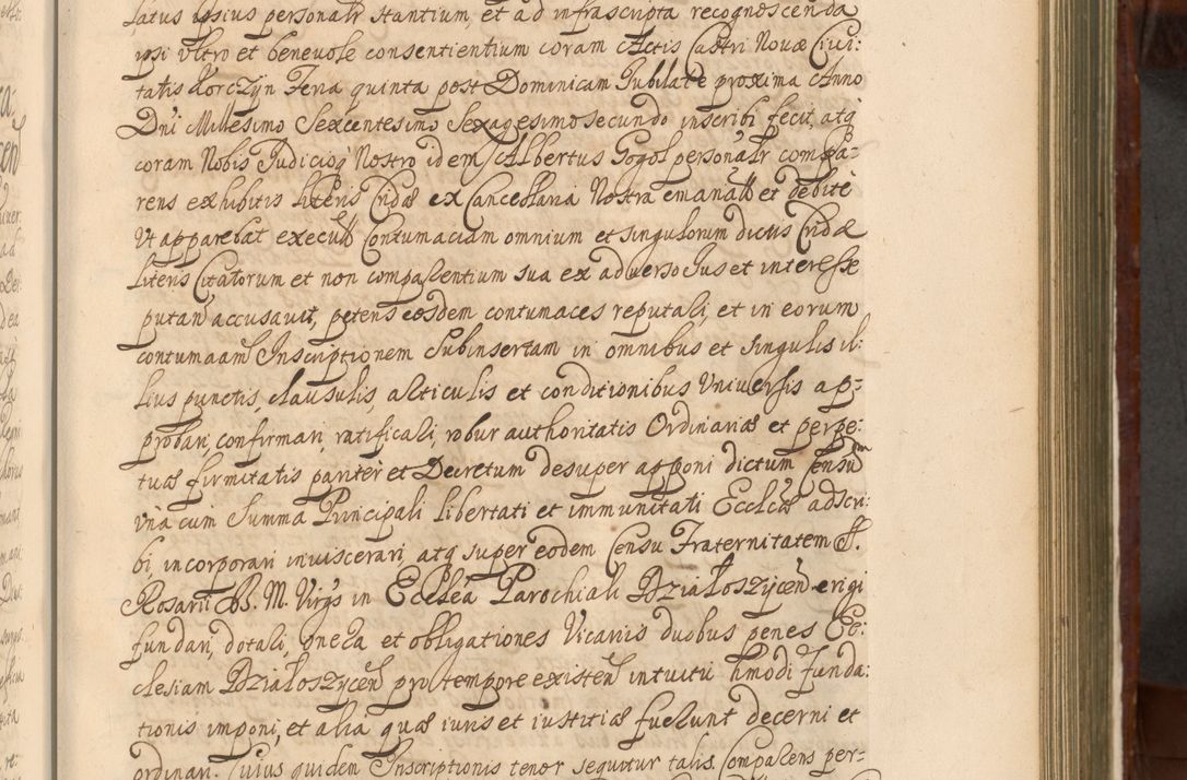 Zdjęcie nr 676 dla obiektu archiwalnego: Acta actorum episcopalium R. D. Andreae Trzebicki, episcopi Cracoviensis et ducis Severiae a die 26 Augusti anni 1661 ad annum 1666 inclusive. Volumen III.