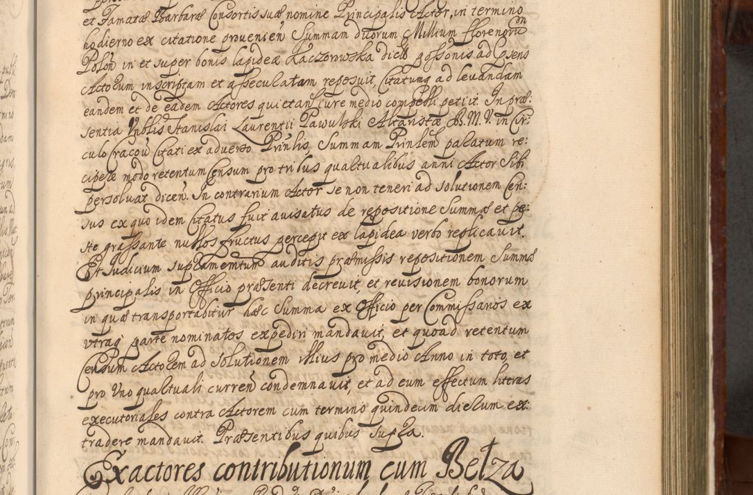 Zdjęcie nr 660 dla obiektu archiwalnego: Acta actorum episcopalium R. D. Andreae Trzebicki, episcopi Cracoviensis et ducis Severiae a die 26 Augusti anni 1661 ad annum 1666 inclusive. Volumen III.