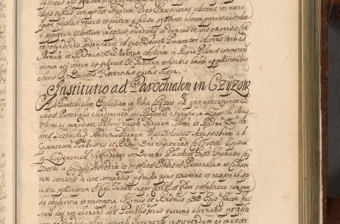 Zdjęcie nr 664 dla obiektu archiwalnego: Acta actorum episcopalium R. D. Andreae Trzebicki, episcopi Cracoviensis et ducis Severiae a die 26 Augusti anni 1661 ad annum 1666 inclusive. Volumen III.