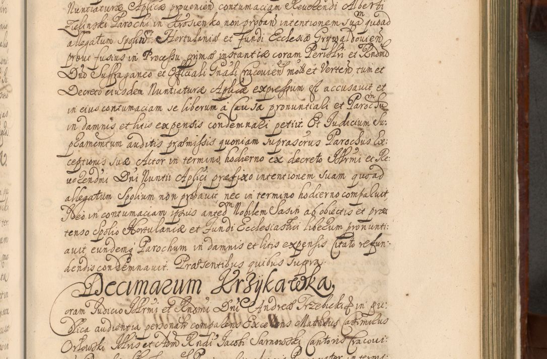 Zdjęcie nr 646 dla obiektu archiwalnego: Acta actorum episcopalium R. D. Andreae Trzebicki, episcopi Cracoviensis et ducis Severiae a die 26 Augusti anni 1661 ad annum 1666 inclusive. Volumen III.