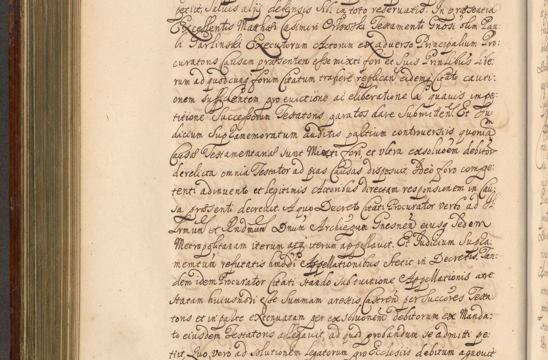 Zdjęcie nr 635 dla obiektu archiwalnego: Acta actorum episcopalium R. D. Andreae Trzebicki, episcopi Cracoviensis et ducis Severiae a die 26 Augusti anni 1661 ad annum 1666 inclusive. Volumen III.