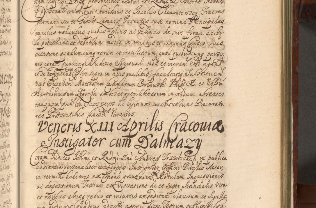 Zdjęcie nr 632 dla obiektu archiwalnego: Acta actorum episcopalium R. D. Andreae Trzebicki, episcopi Cracoviensis et ducis Severiae a die 26 Augusti anni 1661 ad annum 1666 inclusive. Volumen III.