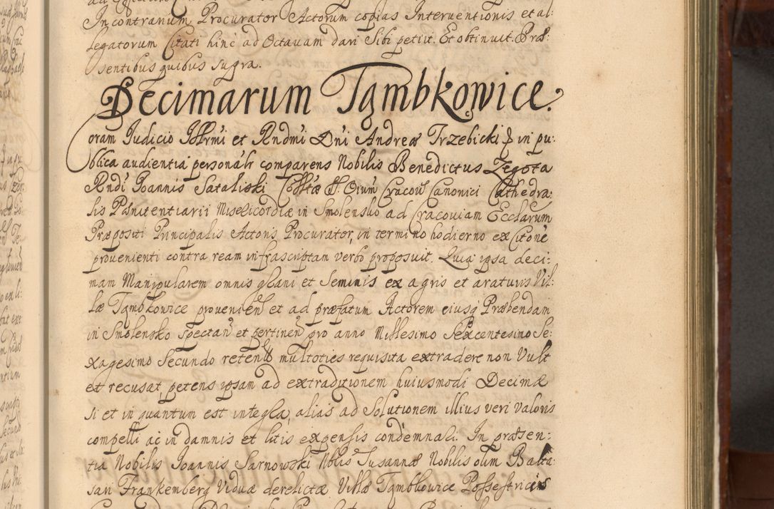 Zdjęcie nr 628 dla obiektu archiwalnego: Acta actorum episcopalium R. D. Andreae Trzebicki, episcopi Cracoviensis et ducis Severiae a die 26 Augusti anni 1661 ad annum 1666 inclusive. Volumen III.
