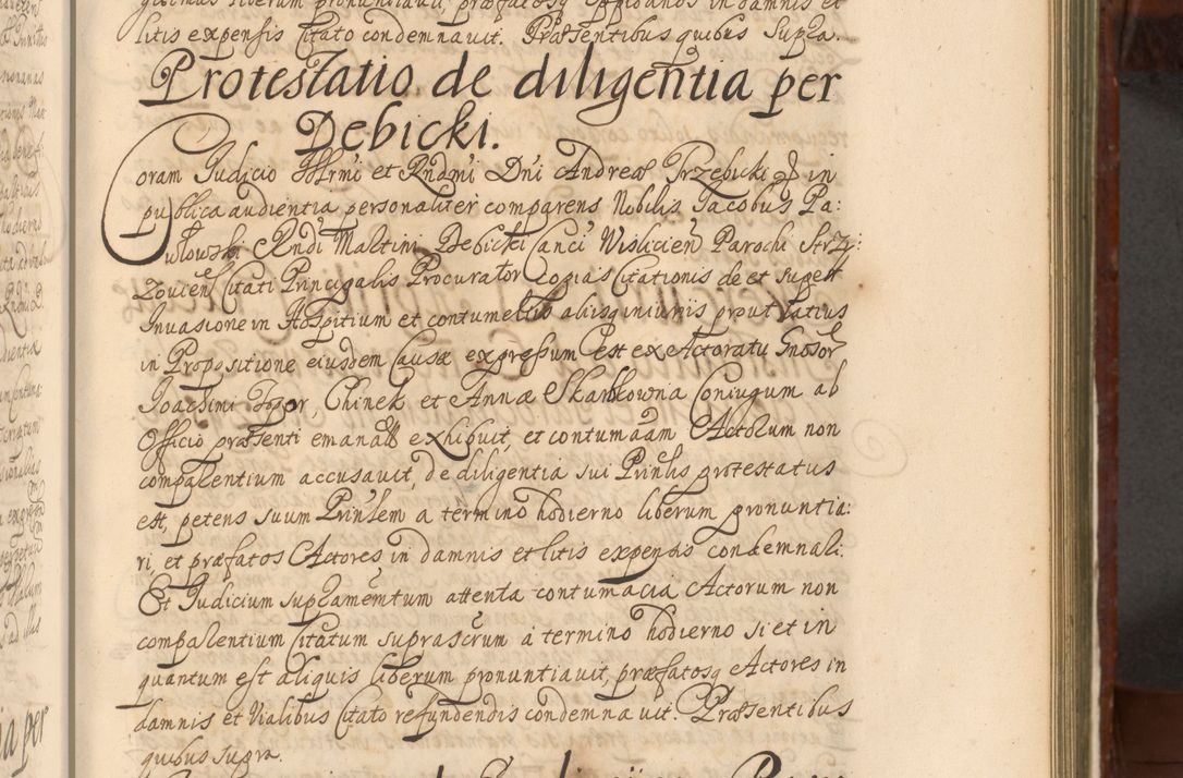 Zdjęcie nr 630 dla obiektu archiwalnego: Acta actorum episcopalium R. D. Andreae Trzebicki, episcopi Cracoviensis et ducis Severiae a die 26 Augusti anni 1661 ad annum 1666 inclusive. Volumen III.