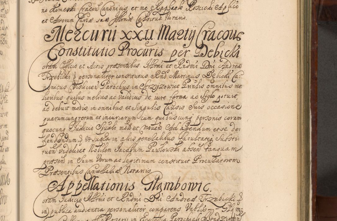 Zdjęcie nr 624 dla obiektu archiwalnego: Acta actorum episcopalium R. D. Andreae Trzebicki, episcopi Cracoviensis et ducis Severiae a die 26 Augusti anni 1661 ad annum 1666 inclusive. Volumen III.