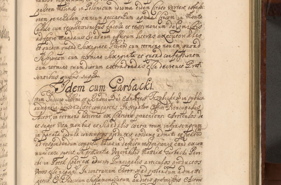 Zdjęcie nr 614 dla obiektu archiwalnego: Acta actorum episcopalium R. D. Andreae Trzebicki, episcopi Cracoviensis et ducis Severiae a die 26 Augusti anni 1661 ad annum 1666 inclusive. Volumen III.