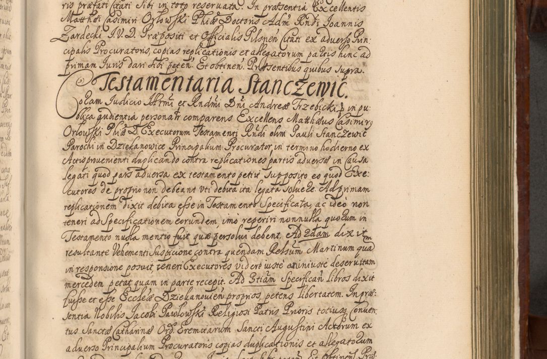 Zdjęcie nr 808 dla obiektu archiwalnego: Acta actorum episcopalium R. D. Andreae Trzebicki, episcopi Cracoviensis et ducis Severiae a die 26 Augusti anni 1661 ad annum 1666 inclusive. Volumen III.