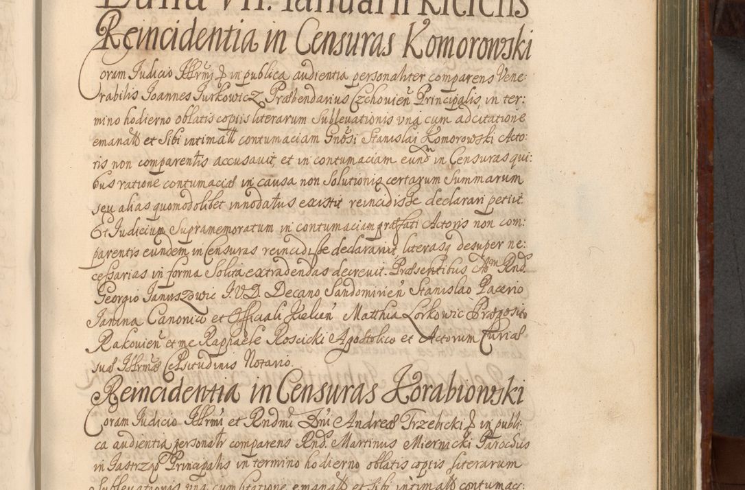 Zdjęcie nr 1004 dla obiektu archiwalnego: Acta actorum episcopalium R. D. Andreae Trzebicki, episcopi Cracoviensis et ducis Severiae a die 26 Augusti anni 1661 ad annum 1666 inclusive. Volumen III.