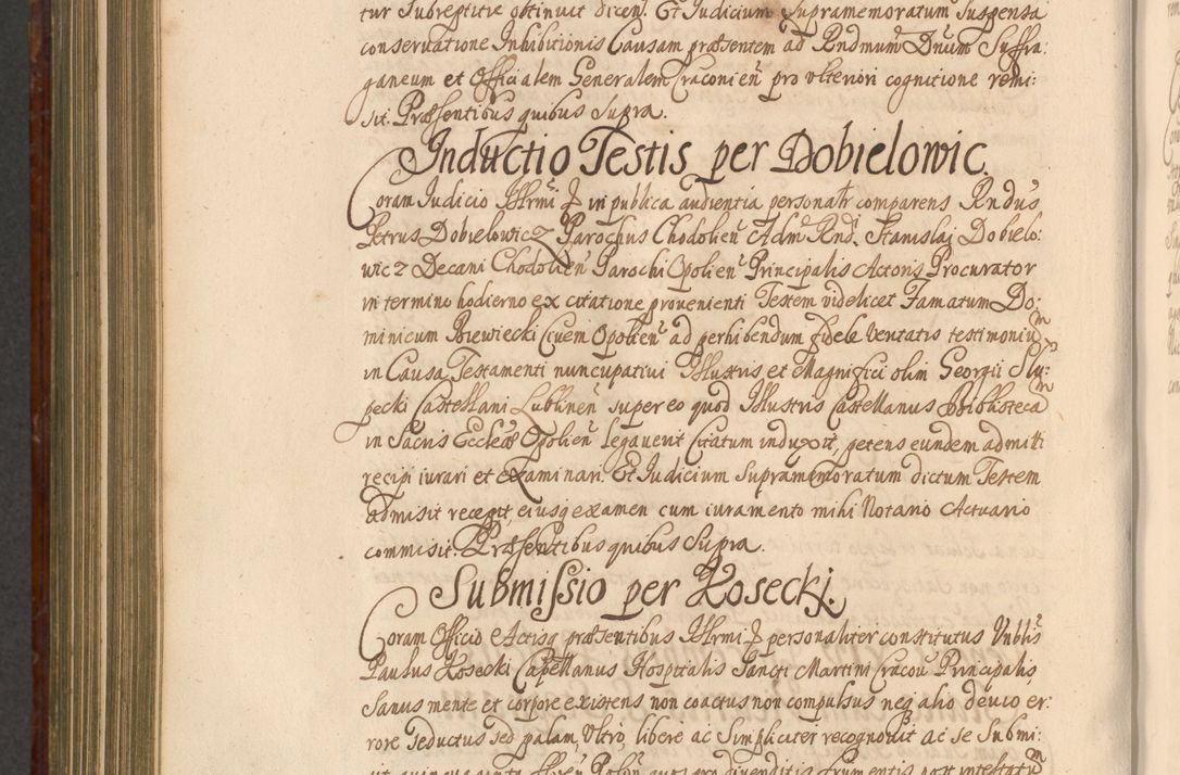 Zdjęcie nr 1001 dla obiektu archiwalnego: Acta actorum episcopalium R. D. Andreae Trzebicki, episcopi Cracoviensis et ducis Severiae a die 26 Augusti anni 1661 ad annum 1666 inclusive. Volumen III.