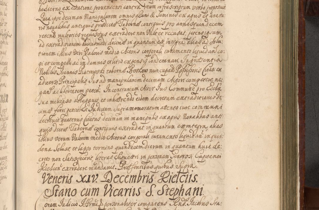 Zdjęcie nr 1000 dla obiektu archiwalnego: Acta actorum episcopalium R. D. Andreae Trzebicki, episcopi Cracoviensis et ducis Severiae a die 26 Augusti anni 1661 ad annum 1666 inclusive. Volumen III.