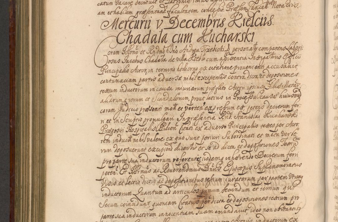 Zdjęcie nr 993 dla obiektu archiwalnego: Acta actorum episcopalium R. D. Andreae Trzebicki, episcopi Cracoviensis et ducis Severiae a die 26 Augusti anni 1661 ad annum 1666 inclusive. Volumen III.