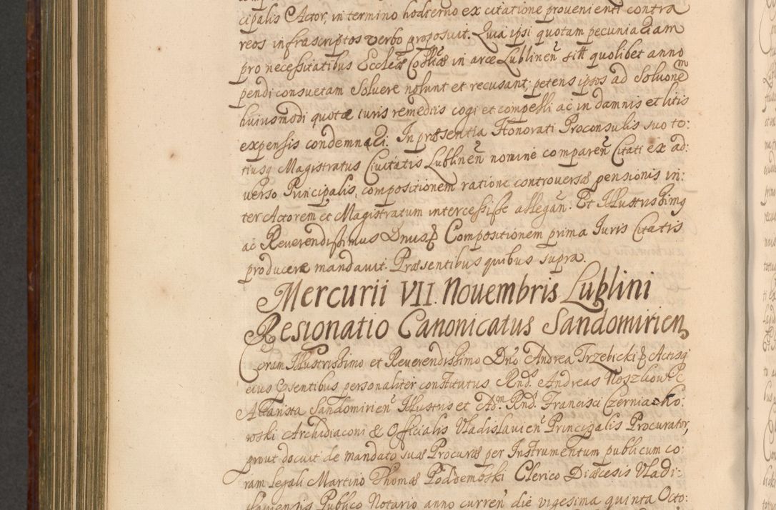 Zdjęcie nr 971 dla obiektu archiwalnego: Acta actorum episcopalium R. D. Andreae Trzebicki, episcopi Cracoviensis et ducis Severiae a die 26 Augusti anni 1661 ad annum 1666 inclusive. Volumen III.