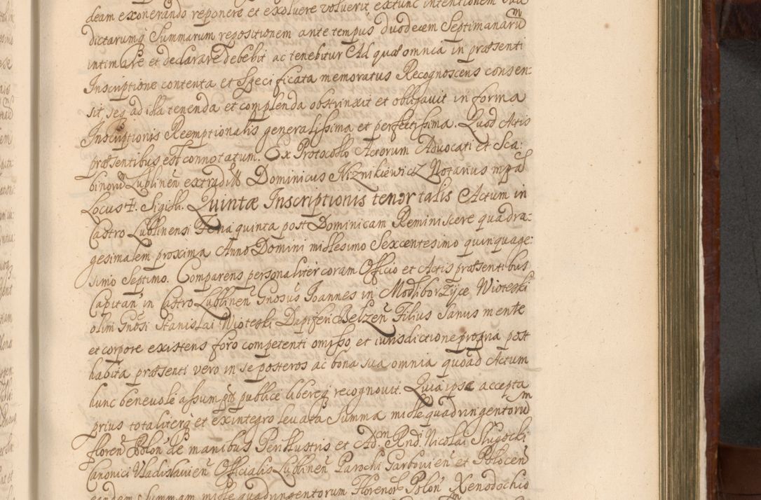 Zdjęcie nr 958 dla obiektu archiwalnego: Acta actorum episcopalium R. D. Andreae Trzebicki, episcopi Cracoviensis et ducis Severiae a die 26 Augusti anni 1661 ad annum 1666 inclusive. Volumen III.