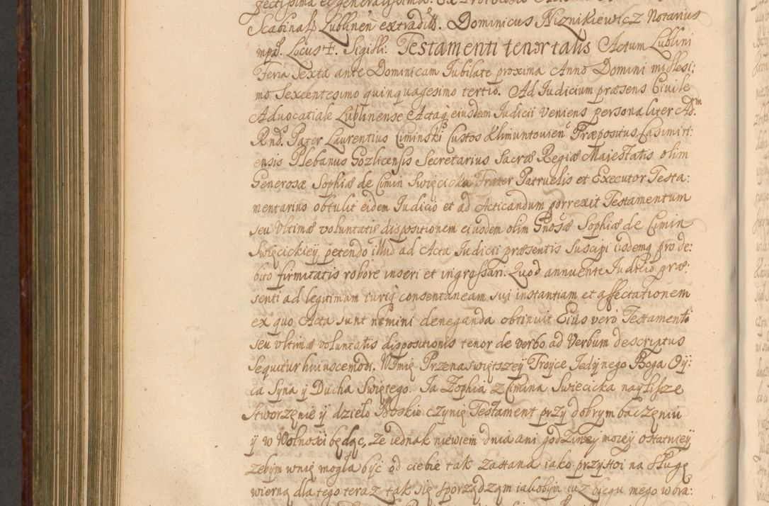 Zdjęcie nr 943 dla obiektu archiwalnego: Acta actorum episcopalium R. D. Andreae Trzebicki, episcopi Cracoviensis et ducis Severiae a die 26 Augusti anni 1661 ad annum 1666 inclusive. Volumen III.