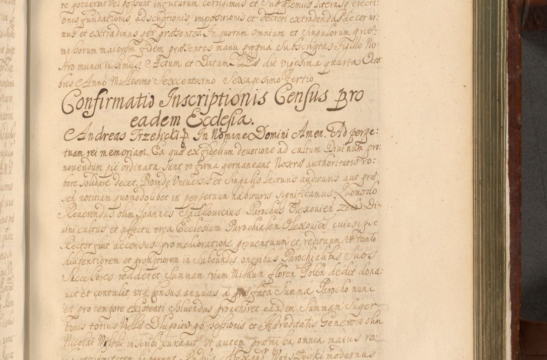 Zdjęcie nr 924 dla obiektu archiwalnego: Acta actorum episcopalium R. D. Andreae Trzebicki, episcopi Cracoviensis et ducis Severiae a die 26 Augusti anni 1661 ad annum 1666 inclusive. Volumen III.