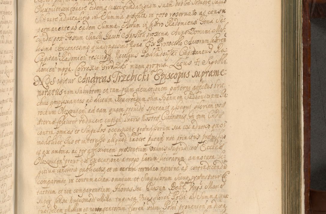 Zdjęcie nr 922 dla obiektu archiwalnego: Acta actorum episcopalium R. D. Andreae Trzebicki, episcopi Cracoviensis et ducis Severiae a die 26 Augusti anni 1661 ad annum 1666 inclusive. Volumen III.