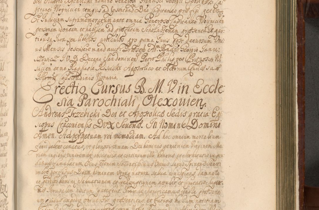 Zdjęcie nr 910 dla obiektu archiwalnego: Acta actorum episcopalium R. D. Andreae Trzebicki, episcopi Cracoviensis et ducis Severiae a die 26 Augusti anni 1661 ad annum 1666 inclusive. Volumen III.
