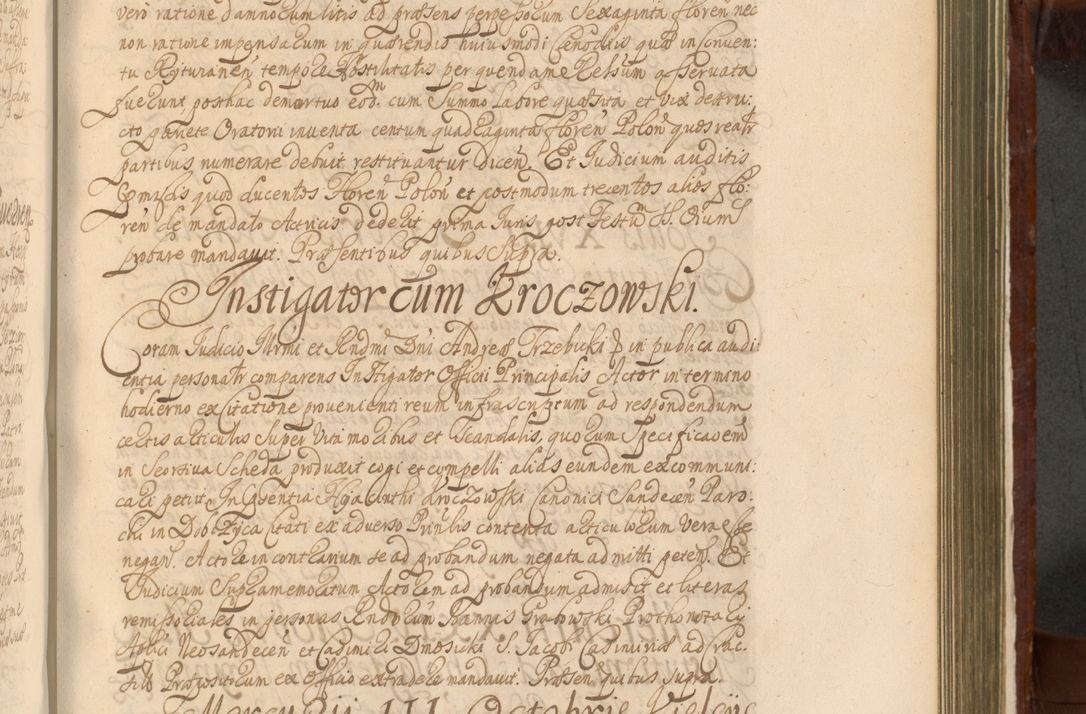 Zdjęcie nr 908 dla obiektu archiwalnego: Acta actorum episcopalium R. D. Andreae Trzebicki, episcopi Cracoviensis et ducis Severiae a die 26 Augusti anni 1661 ad annum 1666 inclusive. Volumen III.