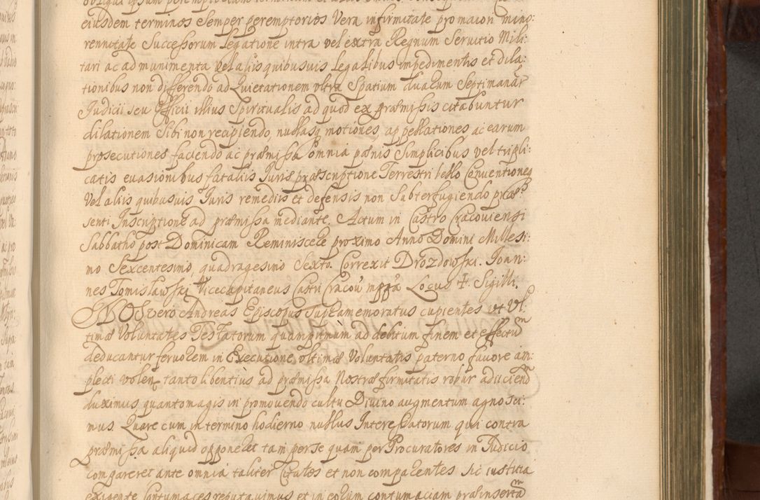 Zdjęcie nr 902 dla obiektu archiwalnego: Acta actorum episcopalium R. D. Andreae Trzebicki, episcopi Cracoviensis et ducis Severiae a die 26 Augusti anni 1661 ad annum 1666 inclusive. Volumen III.