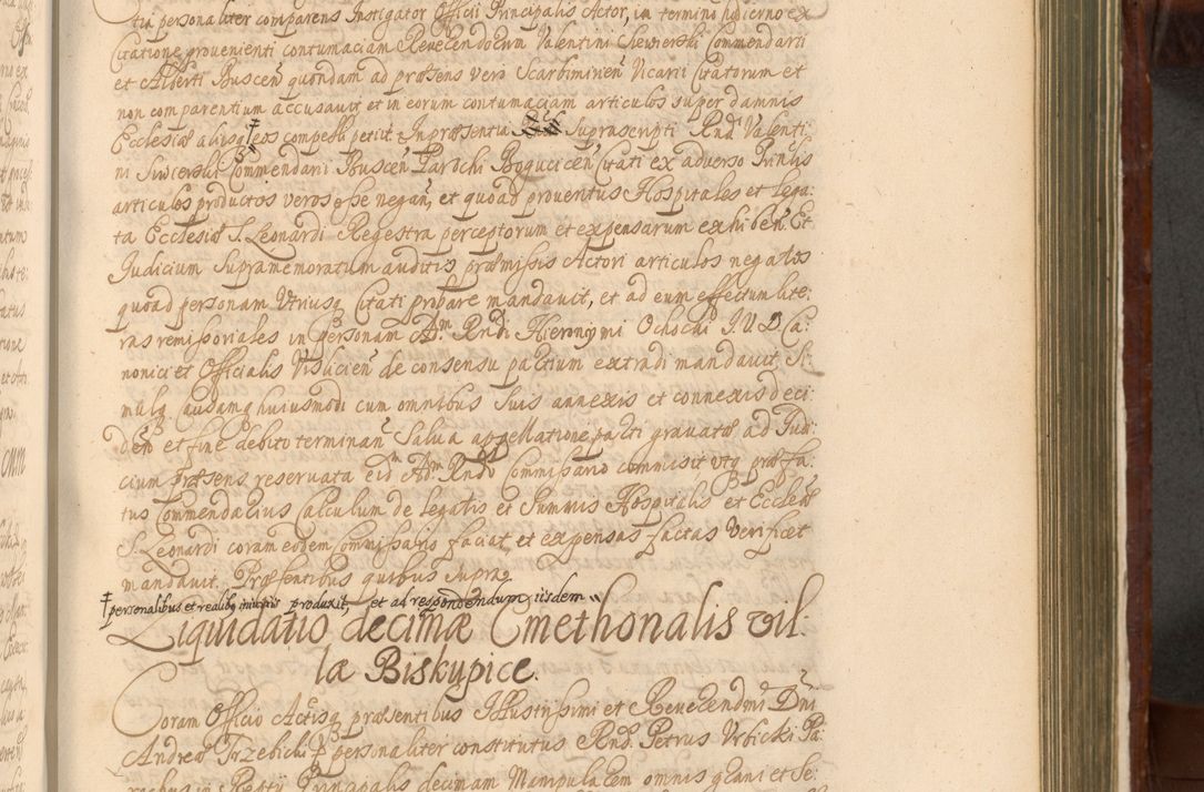 Zdjęcie nr 882 dla obiektu archiwalnego: Acta actorum episcopalium R. D. Andreae Trzebicki, episcopi Cracoviensis et ducis Severiae a die 26 Augusti anni 1661 ad annum 1666 inclusive. Volumen III.