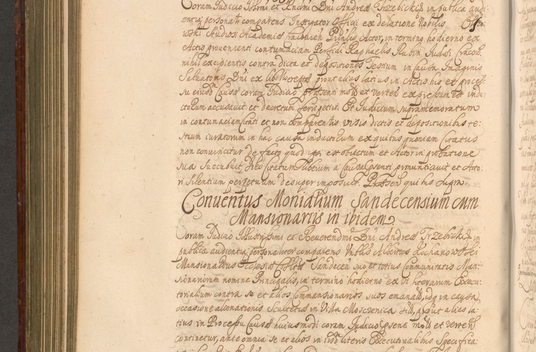 Zdjęcie nr 881 dla obiektu archiwalnego: Acta actorum episcopalium R. D. Andreae Trzebicki, episcopi Cracoviensis et ducis Severiae a die 26 Augusti anni 1661 ad annum 1666 inclusive. Volumen III.
