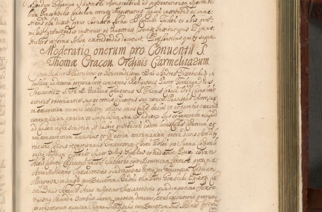 Zdjęcie nr 880 dla obiektu archiwalnego: Acta actorum episcopalium R. D. Andreae Trzebicki, episcopi Cracoviensis et ducis Severiae a die 26 Augusti anni 1661 ad annum 1666 inclusive. Volumen III.