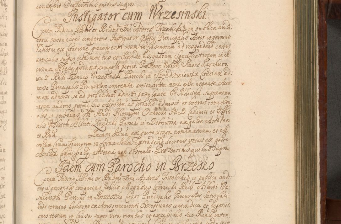Zdjęcie nr 876 dla obiektu archiwalnego: Acta actorum episcopalium R. D. Andreae Trzebicki, episcopi Cracoviensis et ducis Severiae a die 26 Augusti anni 1661 ad annum 1666 inclusive. Volumen III.