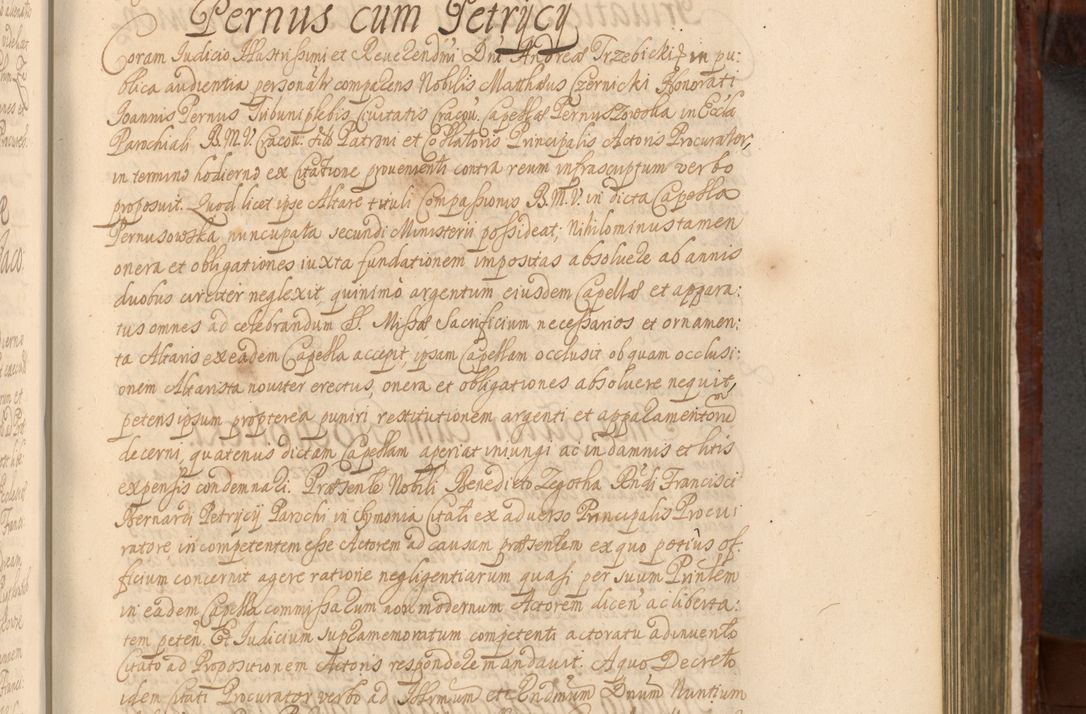 Zdjęcie nr 874 dla obiektu archiwalnego: Acta actorum episcopalium R. D. Andreae Trzebicki, episcopi Cracoviensis et ducis Severiae a die 26 Augusti anni 1661 ad annum 1666 inclusive. Volumen III.