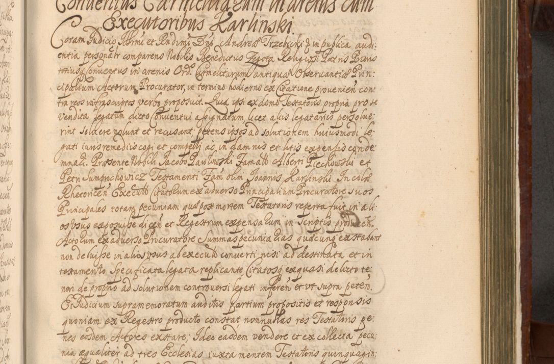 Zdjęcie nr 868 dla obiektu archiwalnego: Acta actorum episcopalium R. D. Andreae Trzebicki, episcopi Cracoviensis et ducis Severiae a die 26 Augusti anni 1661 ad annum 1666 inclusive. Volumen III.