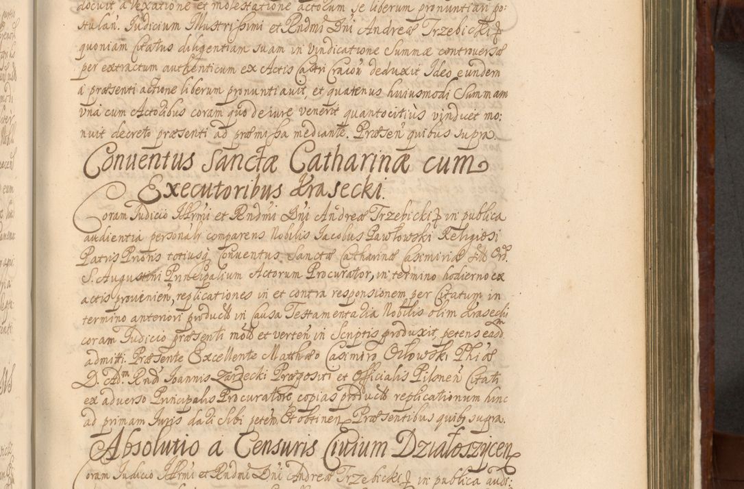 Zdjęcie nr 866 dla obiektu archiwalnego: Acta actorum episcopalium R. D. Andreae Trzebicki, episcopi Cracoviensis et ducis Severiae a die 26 Augusti anni 1661 ad annum 1666 inclusive. Volumen III.