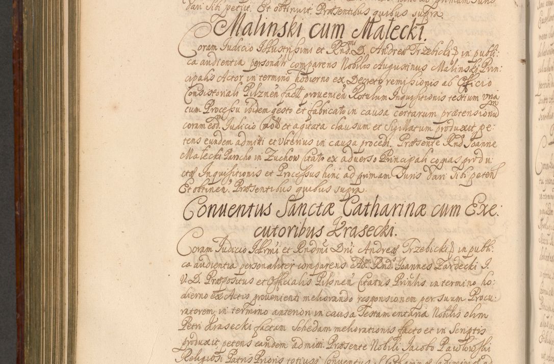Zdjęcie nr 859 dla obiektu archiwalnego: Acta actorum episcopalium R. D. Andreae Trzebicki, episcopi Cracoviensis et ducis Severiae a die 26 Augusti anni 1661 ad annum 1666 inclusive. Volumen III.