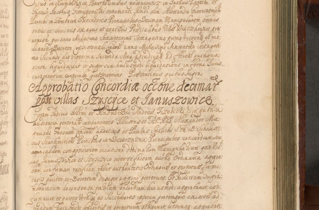 Zdjęcie nr 854 dla obiektu archiwalnego: Acta actorum episcopalium R. D. Andreae Trzebicki, episcopi Cracoviensis et ducis Severiae a die 26 Augusti anni 1661 ad annum 1666 inclusive. Volumen III.