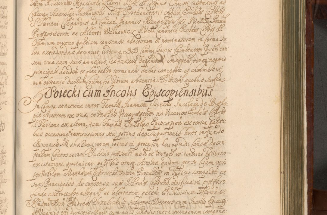 Zdjęcie nr 850 dla obiektu archiwalnego: Acta actorum episcopalium R. D. Andreae Trzebicki, episcopi Cracoviensis et ducis Severiae a die 26 Augusti anni 1661 ad annum 1666 inclusive. Volumen III.