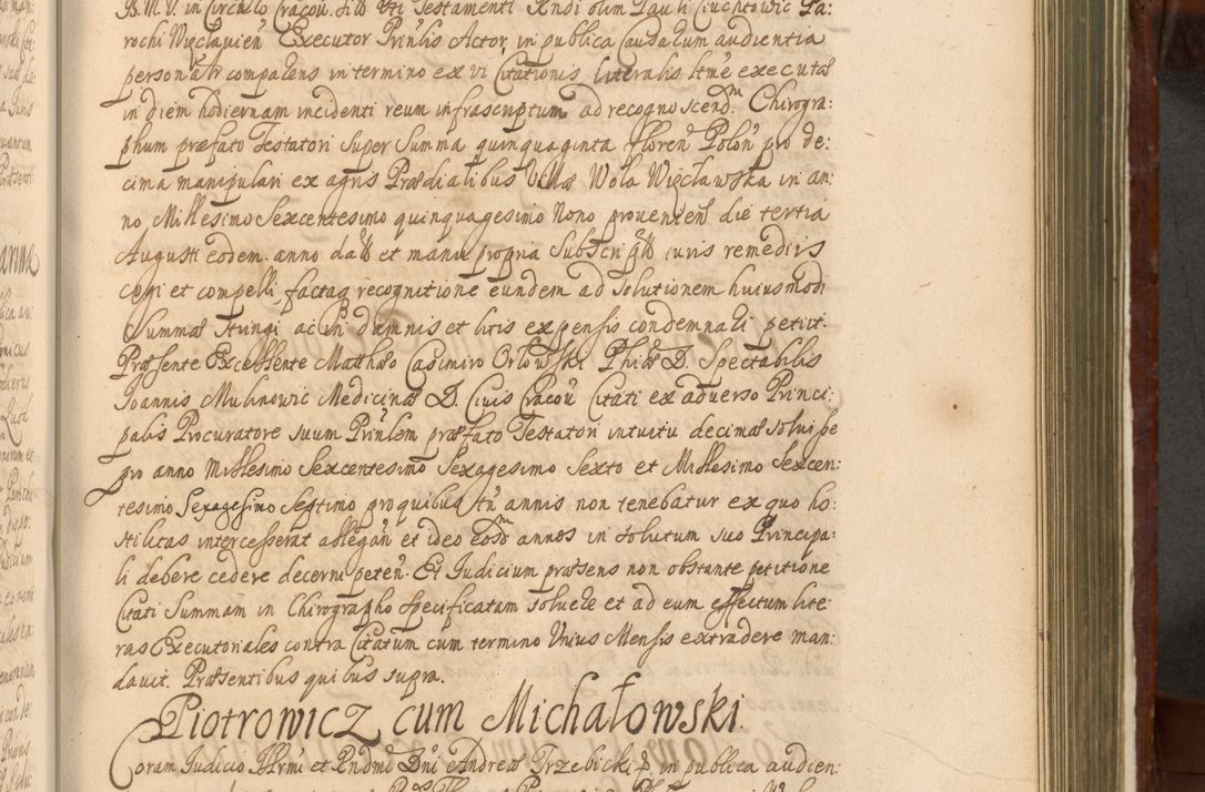 Zdjęcie nr 842 dla obiektu archiwalnego: Acta actorum episcopalium R. D. Andreae Trzebicki, episcopi Cracoviensis et ducis Severiae a die 26 Augusti anni 1661 ad annum 1666 inclusive. Volumen III.