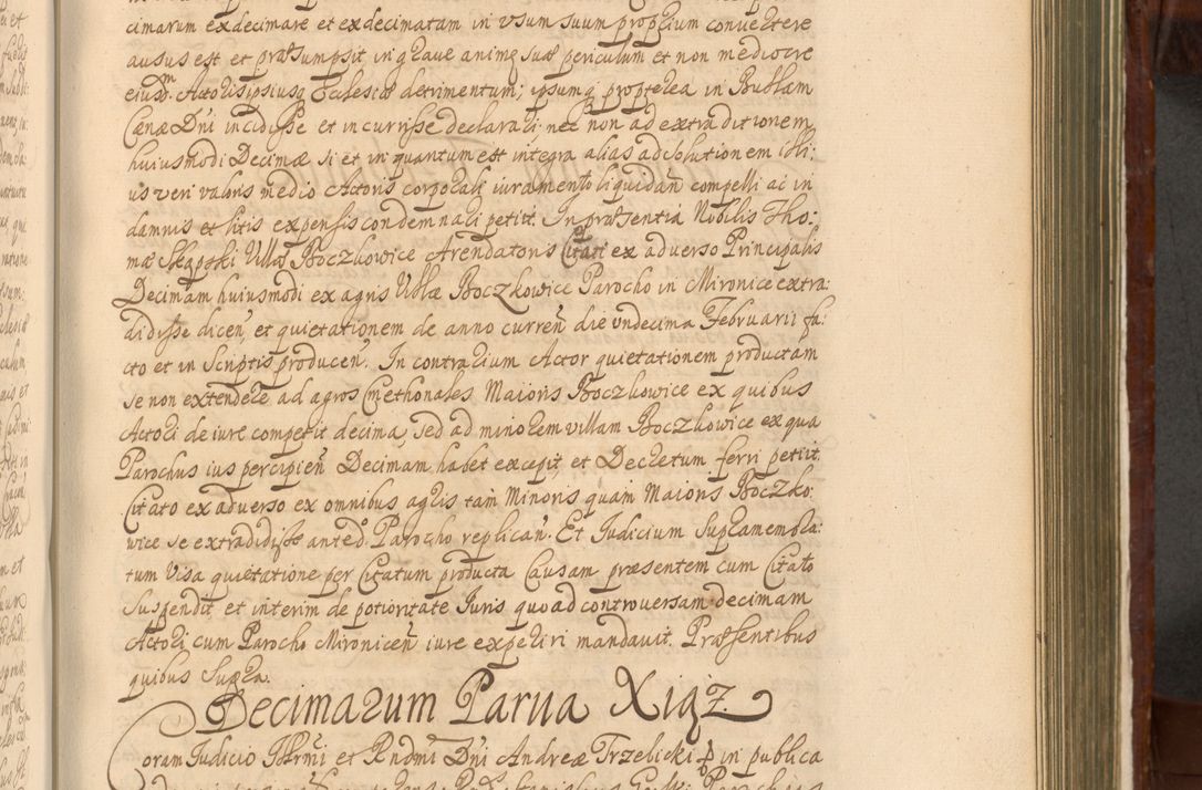 Zdjęcie nr 838 dla obiektu archiwalnego: Acta actorum episcopalium R. D. Andreae Trzebicki, episcopi Cracoviensis et ducis Severiae a die 26 Augusti anni 1661 ad annum 1666 inclusive. Volumen III.