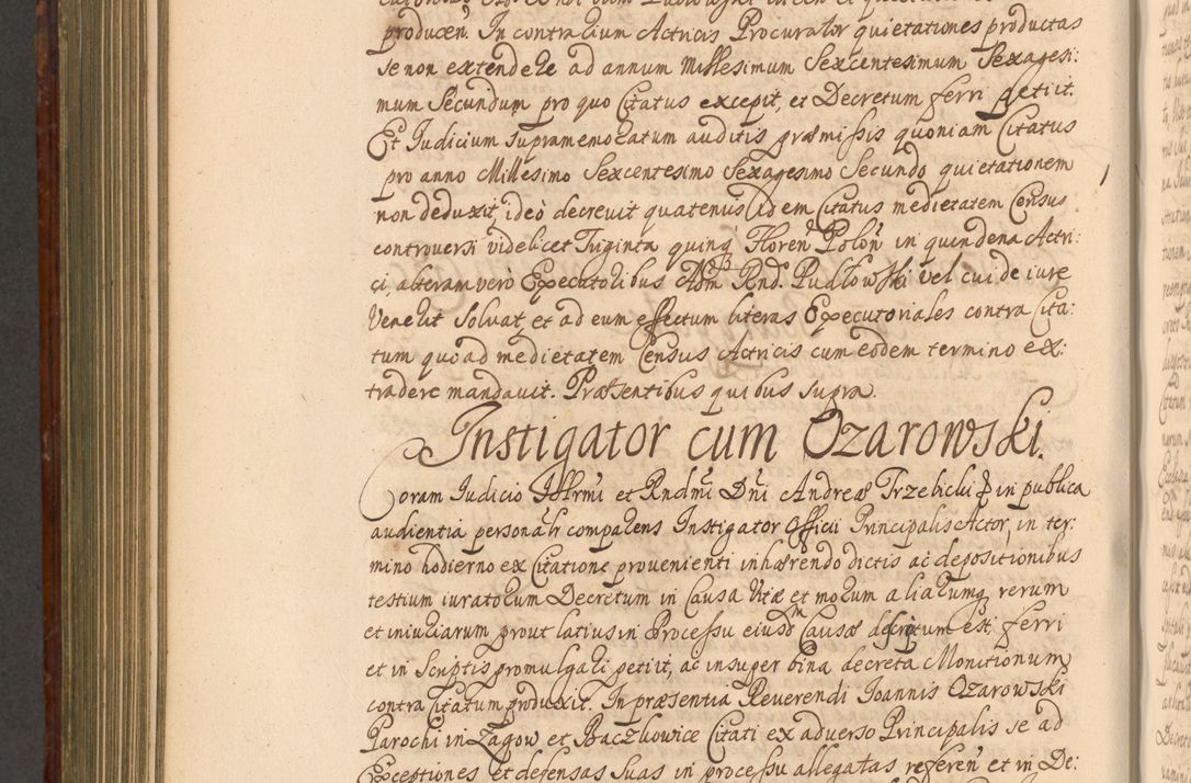 Zdjęcie nr 833 dla obiektu archiwalnego: Acta actorum episcopalium R. D. Andreae Trzebicki, episcopi Cracoviensis et ducis Severiae a die 26 Augusti anni 1661 ad annum 1666 inclusive. Volumen III.